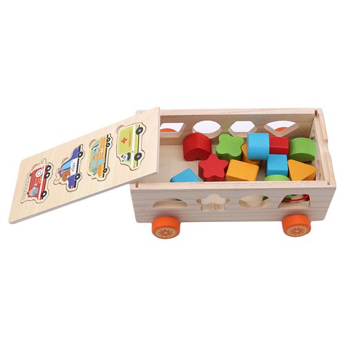 wooden trolley toy